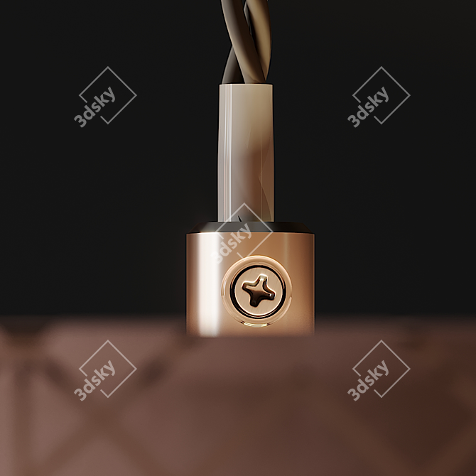 Sleek-Geo Pendant Lamp 3D model image 3