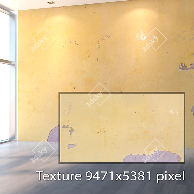 High-Resolution Stucco Texture 3D model image 2