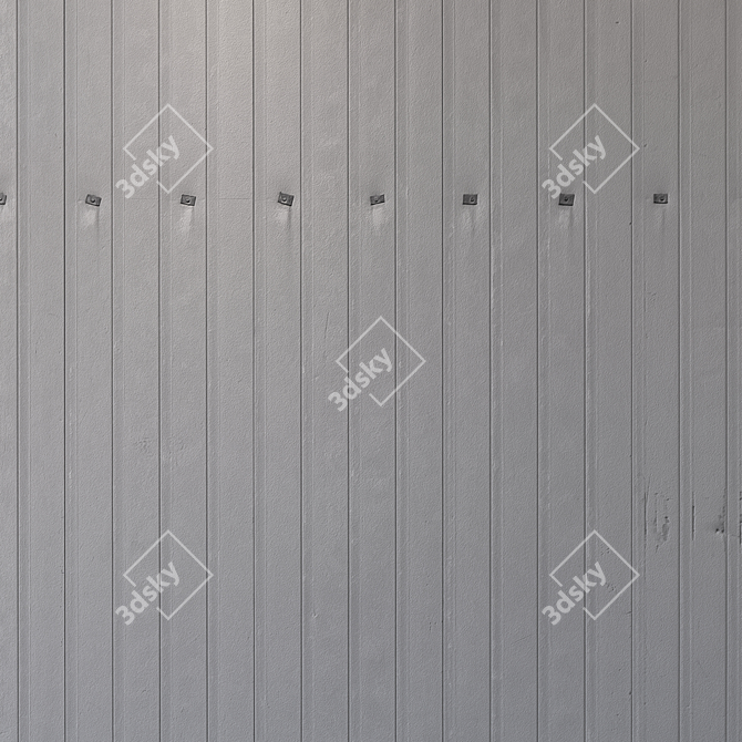 High-Resolution Metal Wall Texture 3D model image 3