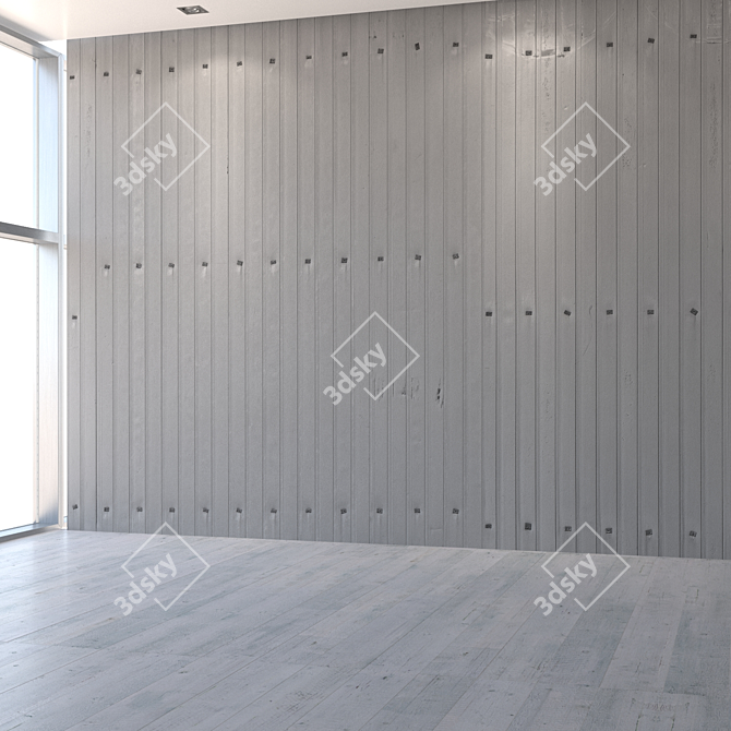 High-Resolution Metal Wall Texture 3D model image 5