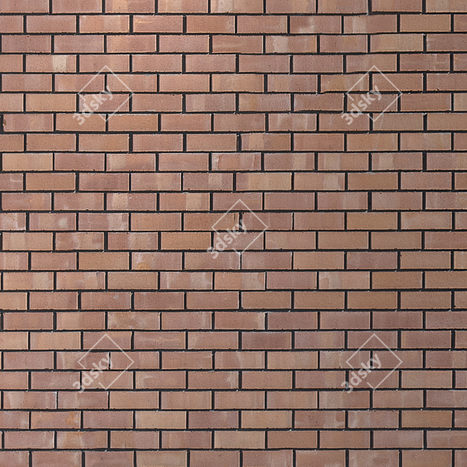 Title: High-Resolution Brick Texture 3D model image 4