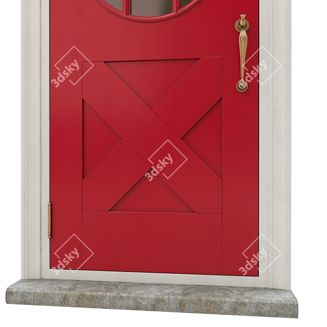 Modern 3D Max Door 3D model image 3