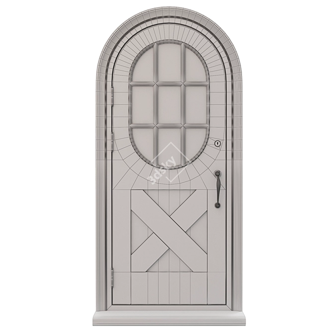 Modern 3D Max Door 3D model image 5