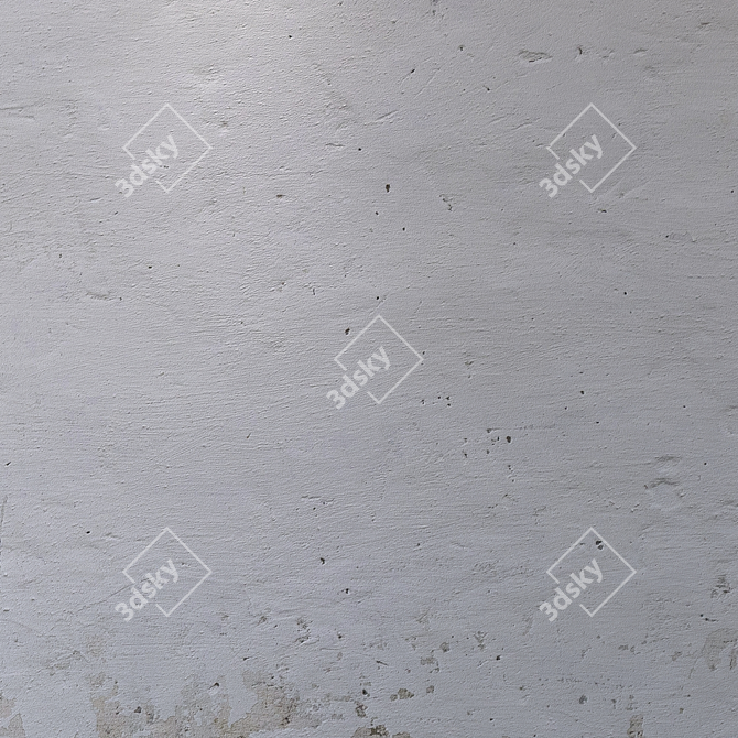 Seamless Stucco Texture: High Resolution & Detail 3D model image 4