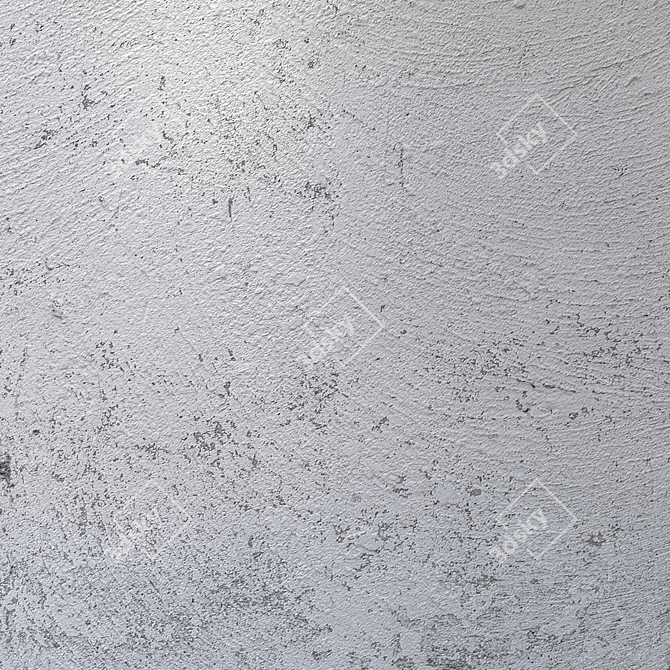 Seamless High-Resolution Stucco Texture 3D model image 4