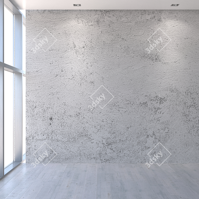 Seamless High-Resolution Stucco Texture 3D model image 5