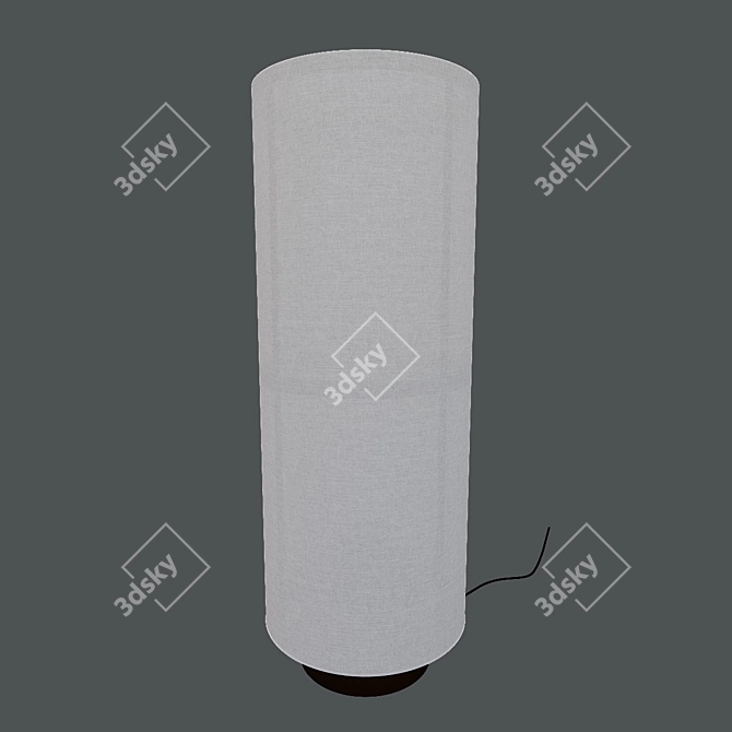 Sleek Minimalist Table Lamp 3D model image 2