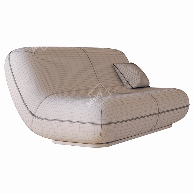 Chic Chelsea Sofa by BoConcept 3D model image 3