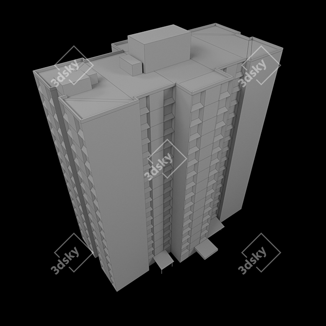 Title: Peterborough Night Apartments 3D model image 5