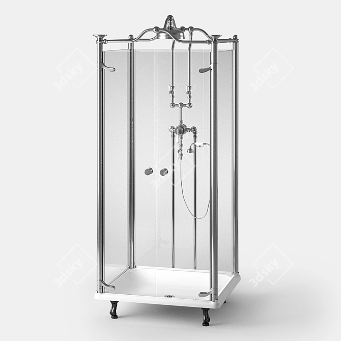 Luxury Sentinal Glass Shower by C&R 3D model image 4