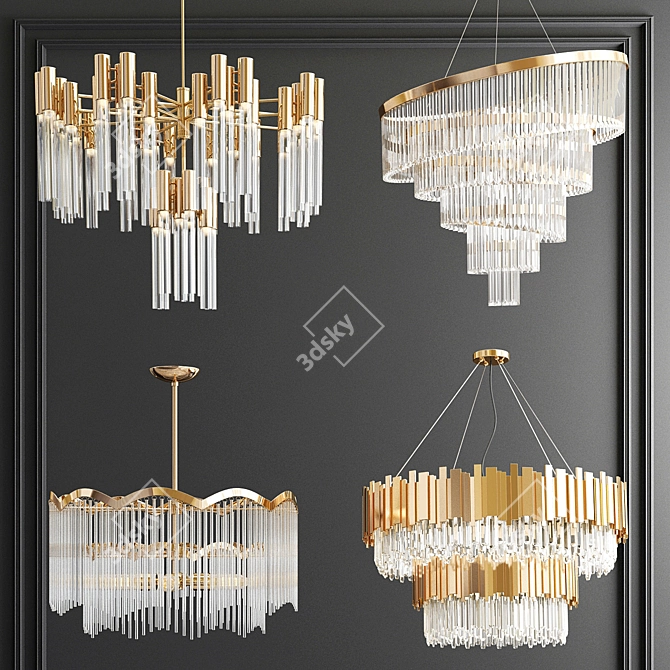 Elegant Chandelier Collection_39 3D model image 1