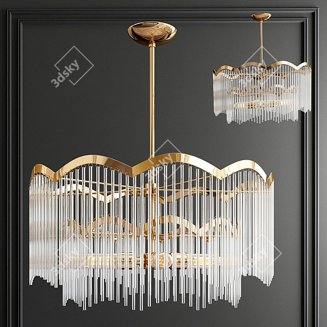 Elegant Chandelier Collection_39 3D model image 5