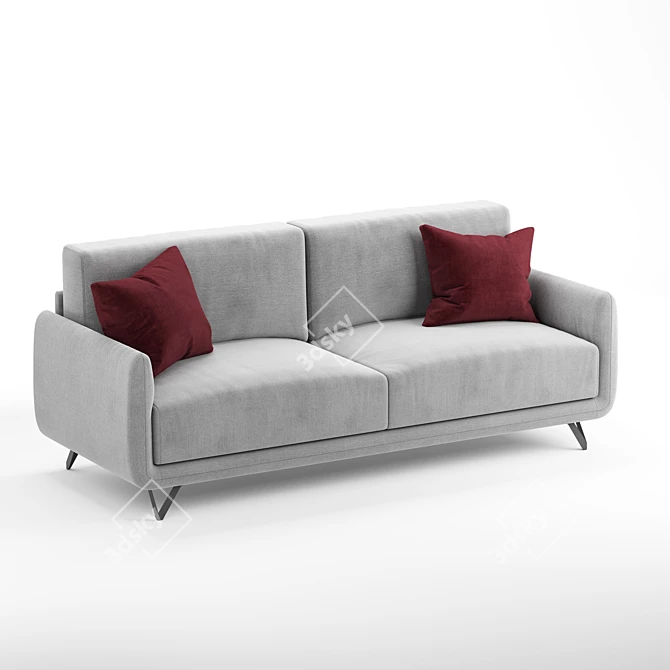 Modern Doimo Salotti Bristol Sofa 3D model image 2