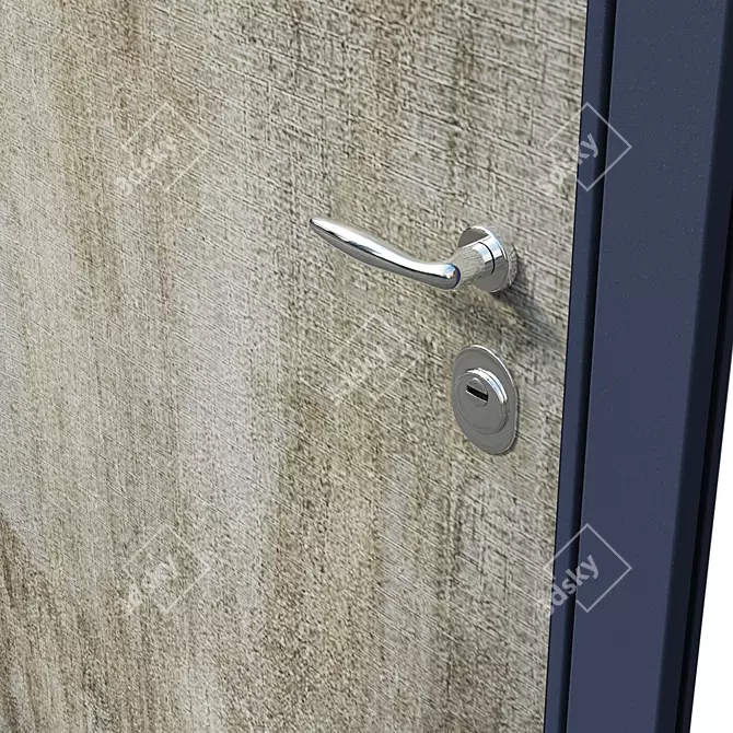 Fortis Smart Secure Door 3D model image 2