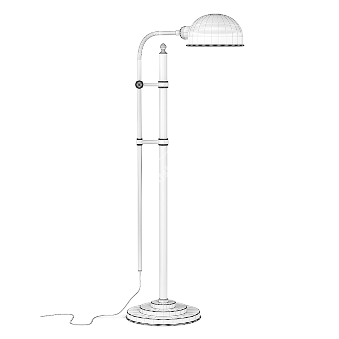 Kravet Alvaro Floor Lamp: Elegant Illumination for any Space 3D model image 3