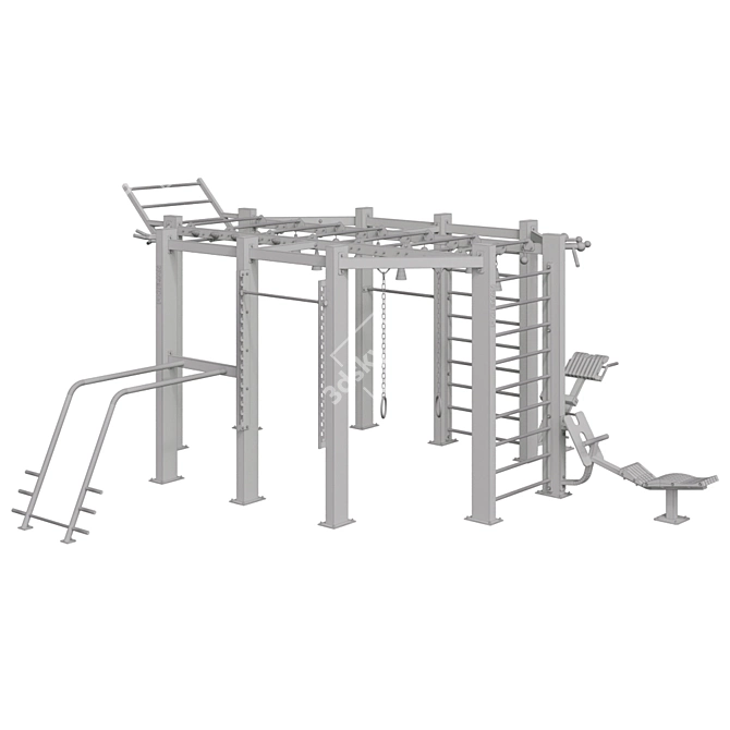 Foreman Multi Frame FY-1917: Versatile Fitness Equipment 3D model image 5