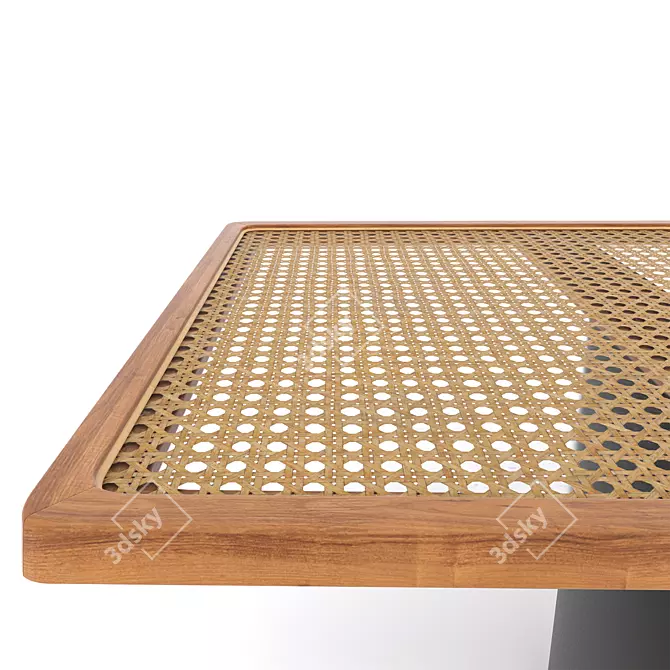 Modern Table and Chair Set 3D model image 4