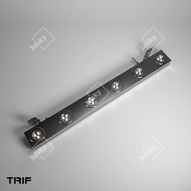 TRIF Architectural Linear Luminaire: LANE FACADE OPTIC 3D model image 5