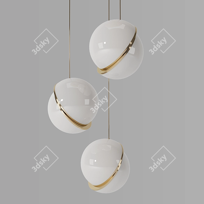 Crescent Glow Trio - LEE BROOM 3D model image 5