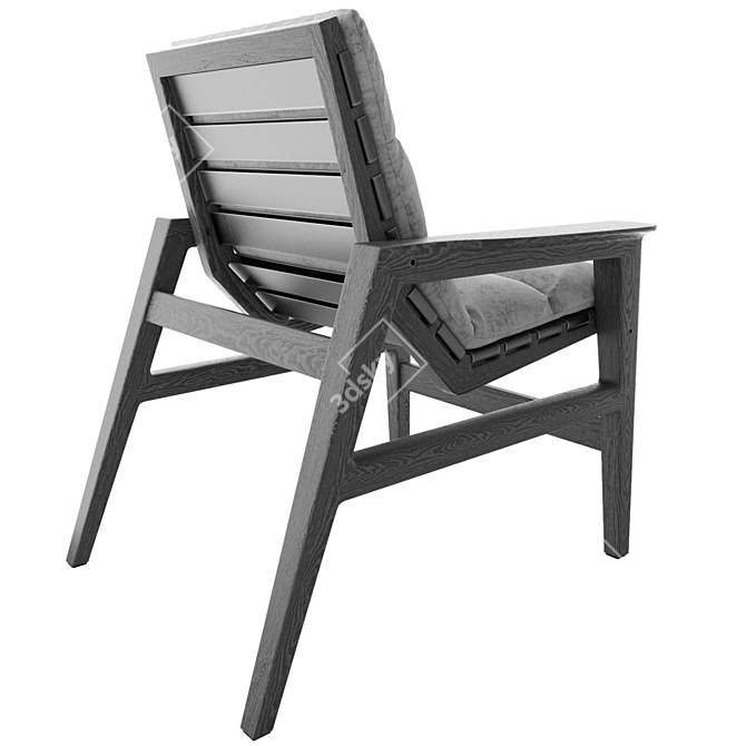 Premium Detailed 3D Chair Model 3D model image 3