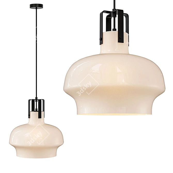 Scandinavian Elegance: Copenhagen Pendant 3D model image 1