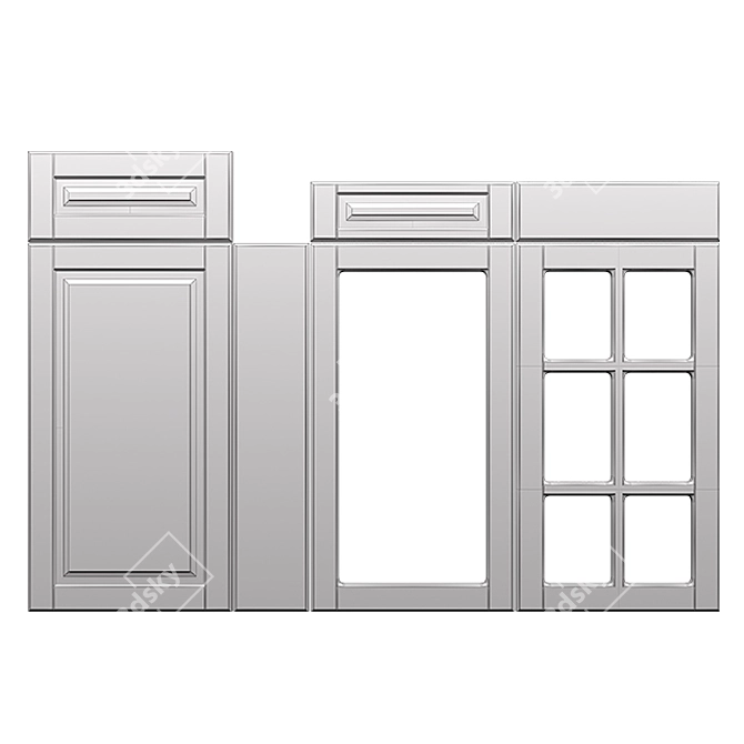 Versatile Kitchen Facades: IKEA Budbin 3D model image 2