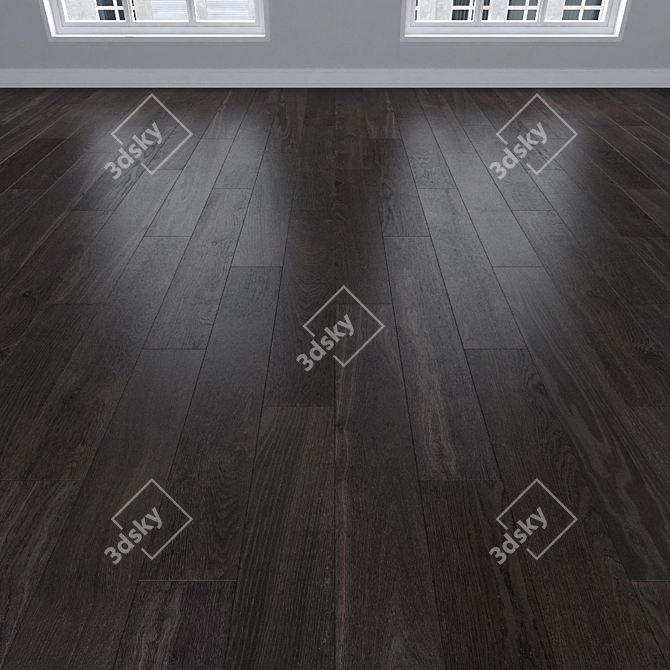 Parquet Oak: Herringbone, Linear & Chevron 3D model image 2