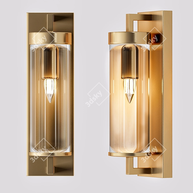 LIAISON Outdoor Sconce by Kelly Wearstler 3D model image 1