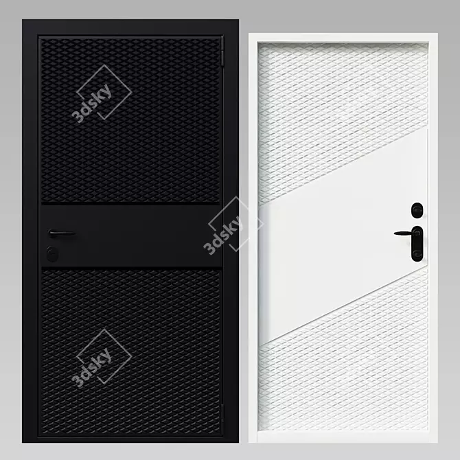 Securemme Fortis Optimal Door 3D model image 3