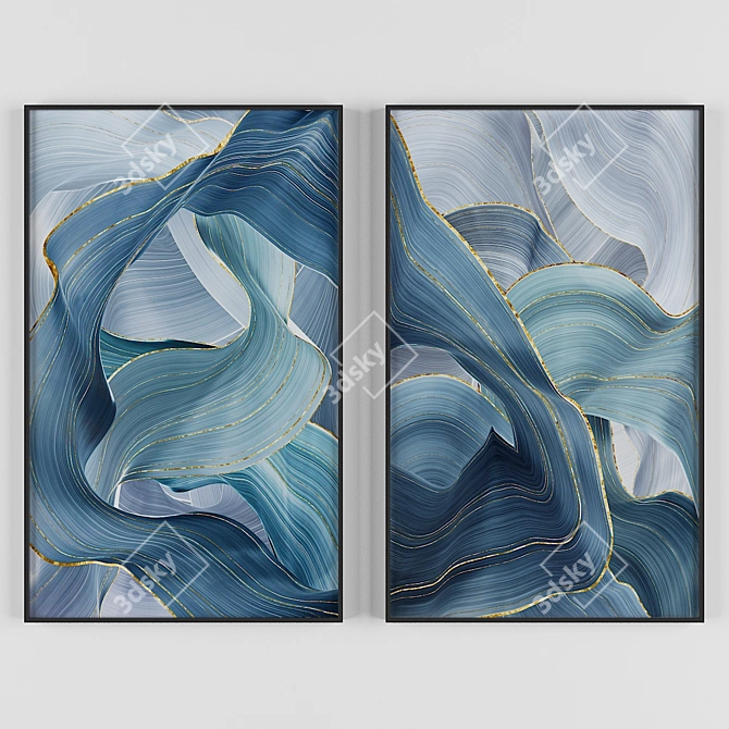 High-Res Art: Striking Painting 3D model image 1