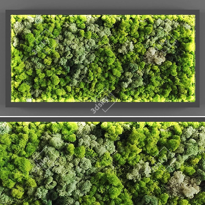 Green Oasis Vertical Garden 3D model image 1