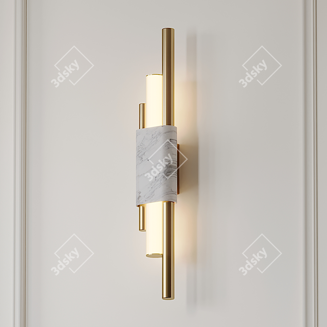 Copper Wall Lamp | H50,65cm | AliExpress 3D model image 5
