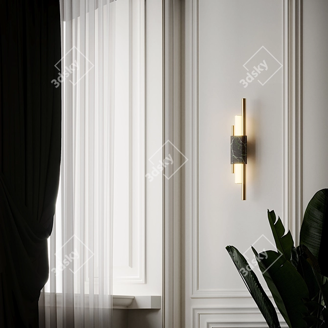 Copper Wall Lamp | H50,65cm | AliExpress 3D model image 6
