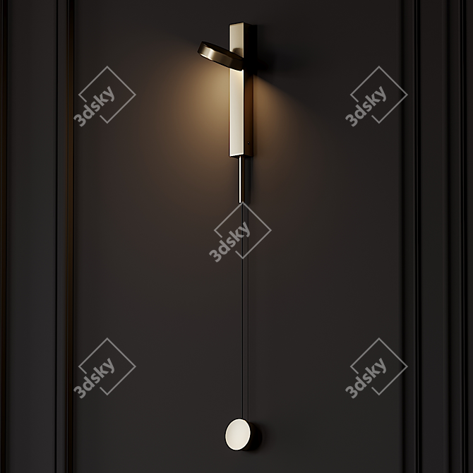 Emit Soft Glow Wall Sconce 3D model image 4
