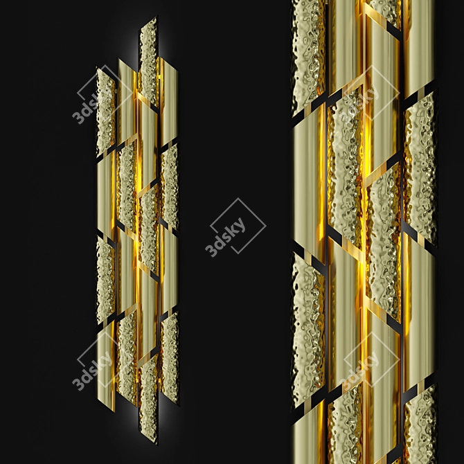 Elegant Triumph Wall Lamp 3D model image 3