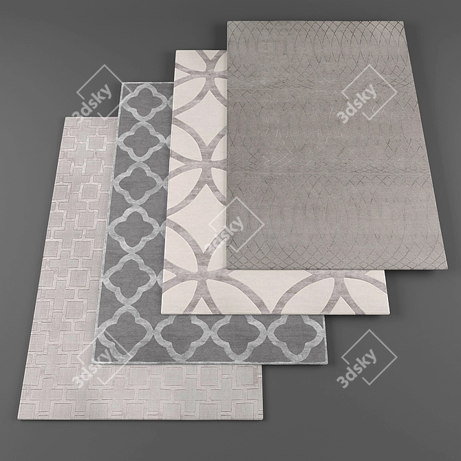 Title: Restoration Hardware Rugs Collection 3D model image 1