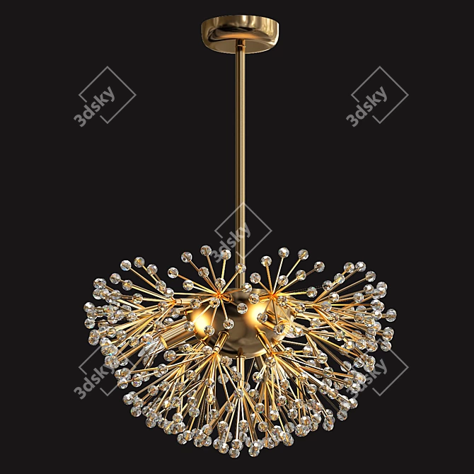 Elegant Dickinson Chandelier 3D model image 2