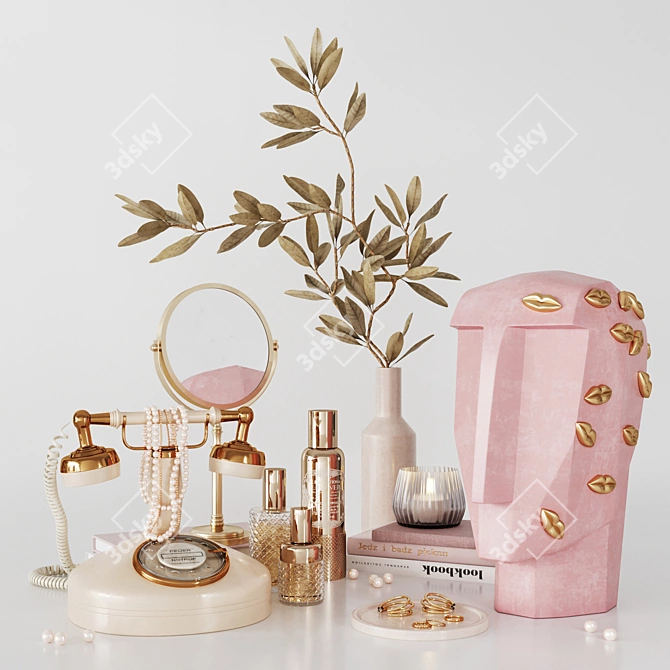 Title: Elegant Decor Set 3D model image 1