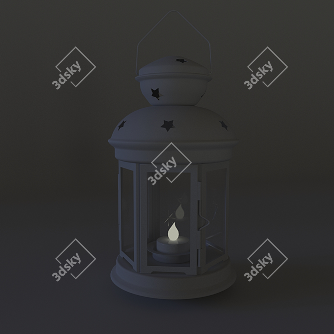 Rotera Tealight Lantern, Illuminate Any Space 3D model image 1