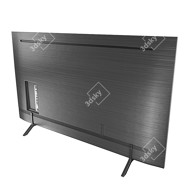 Sleek Samsung NU7100 TV 3D model image 4