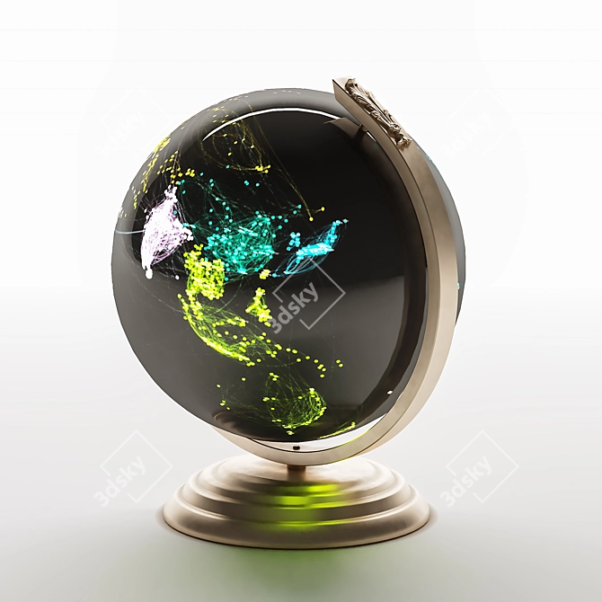 World Explorer Globe 3D model image 1