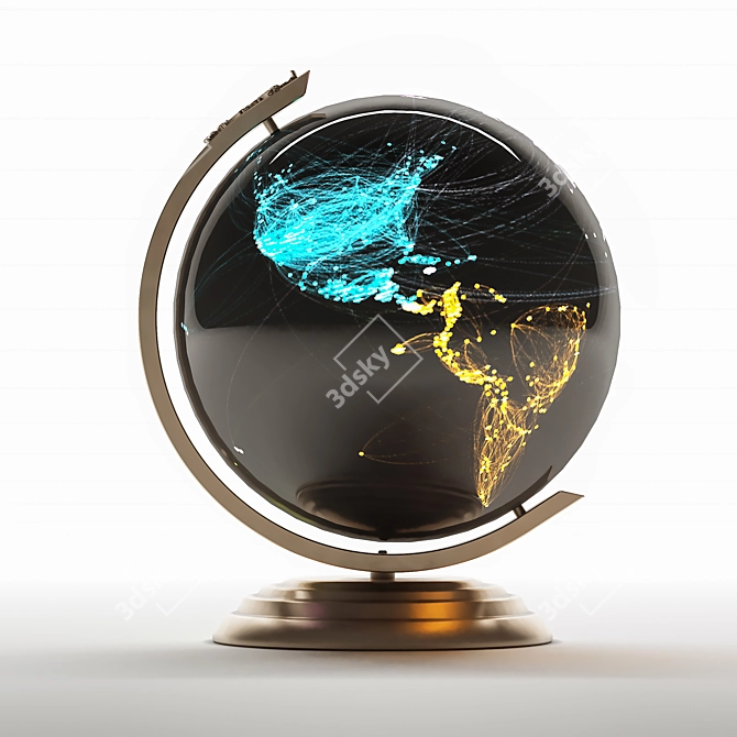 World Explorer Globe 3D model image 2