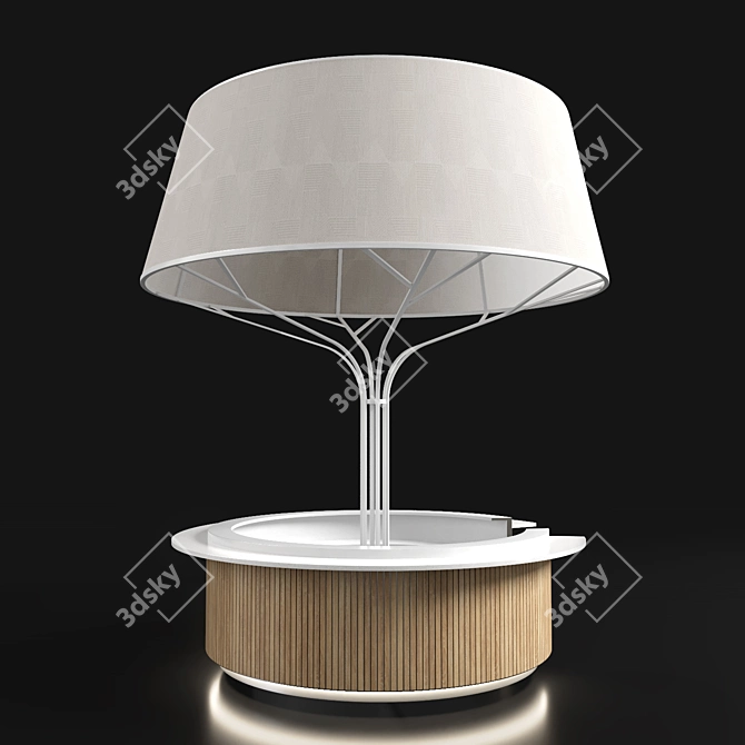 Sophisticated Bar Elements for Exquisite Venues 3D model image 2