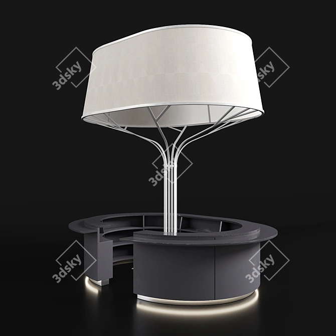 Sophisticated Bar Elements for Exquisite Venues 3D model image 3