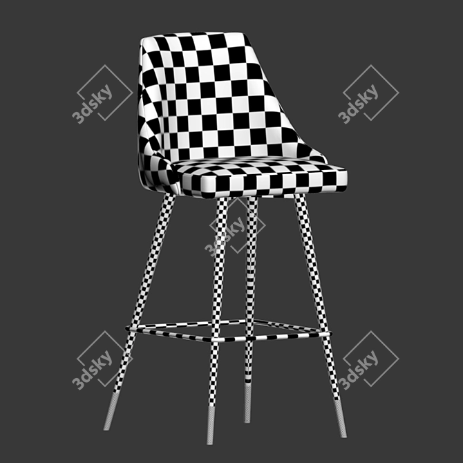 Elegant Eichholtz Cedro Barstool 3D model image 3