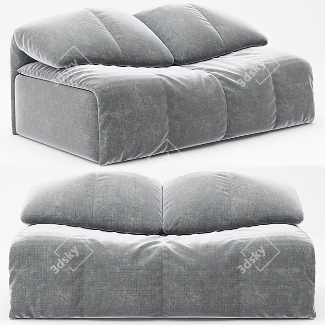 Modern Elegance Sofa Set 3D model image 4