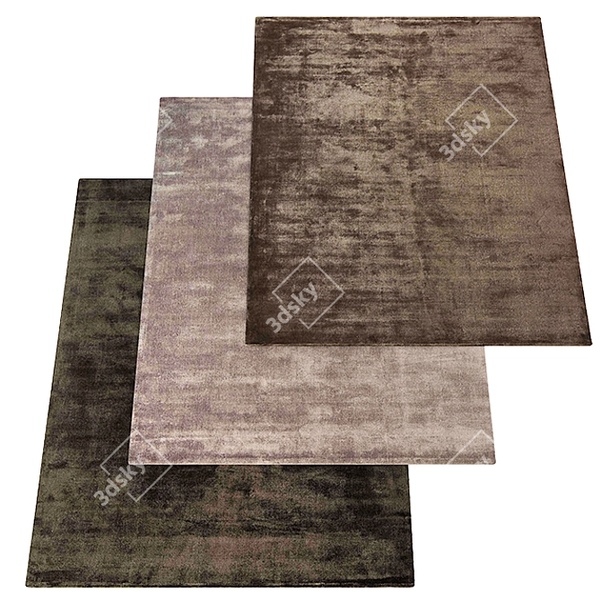 Cozy Elegance Carpet Rug 3D model image 1