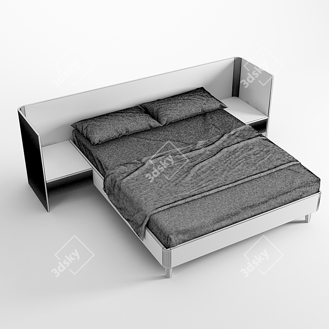 Briotti 2020 Double Bed - Bella Elegance 3D model image 2