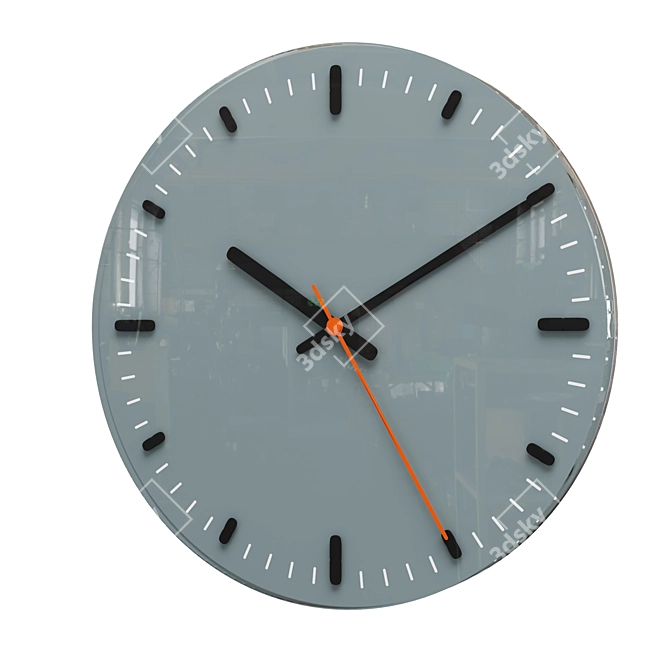 Modern Wall Clock Collection - Set of 4 3D model image 3