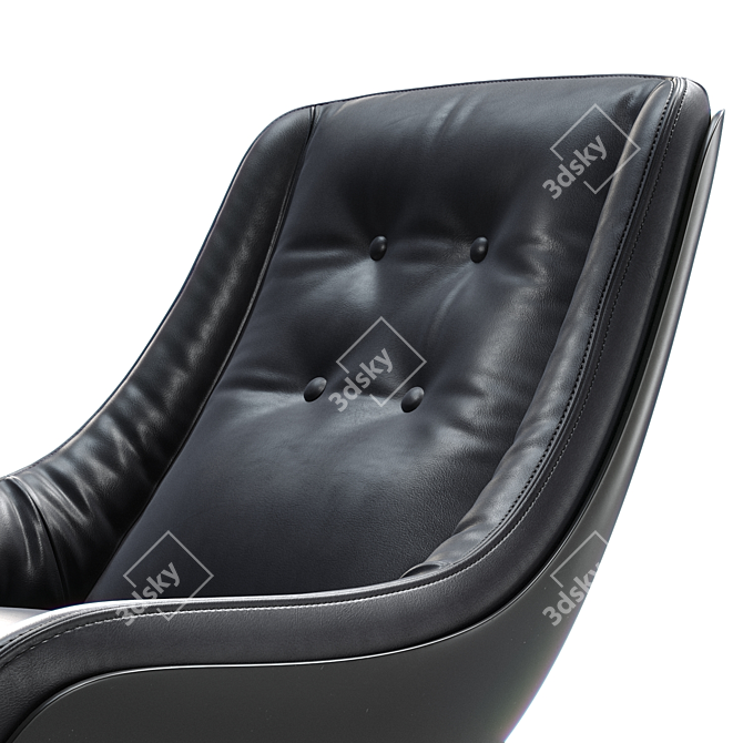 Cozy Comfort Lovebird Sofa 3D model image 2